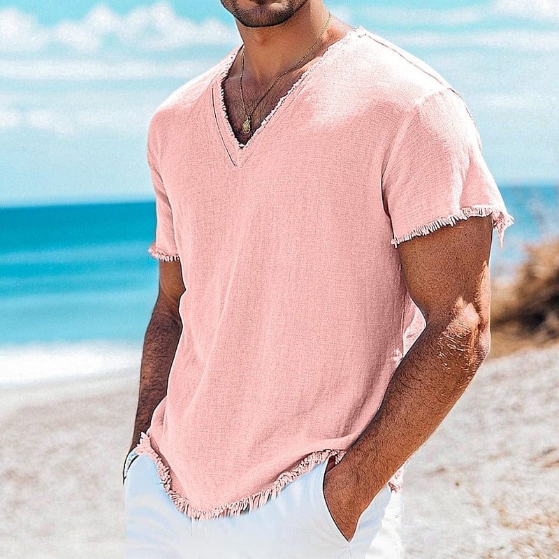 Cavo Fringe Linen Shirt