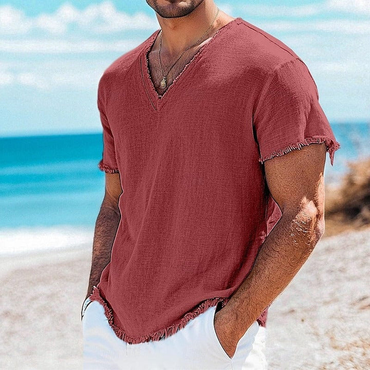 Cavo Fringe Linen Shirt
