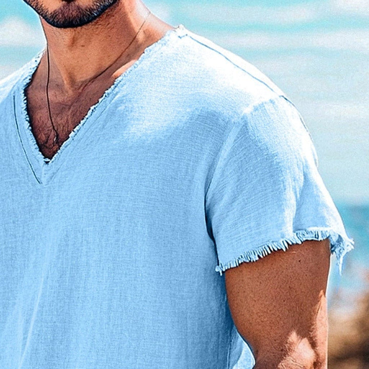 Cavo Fringe Linen Shirt