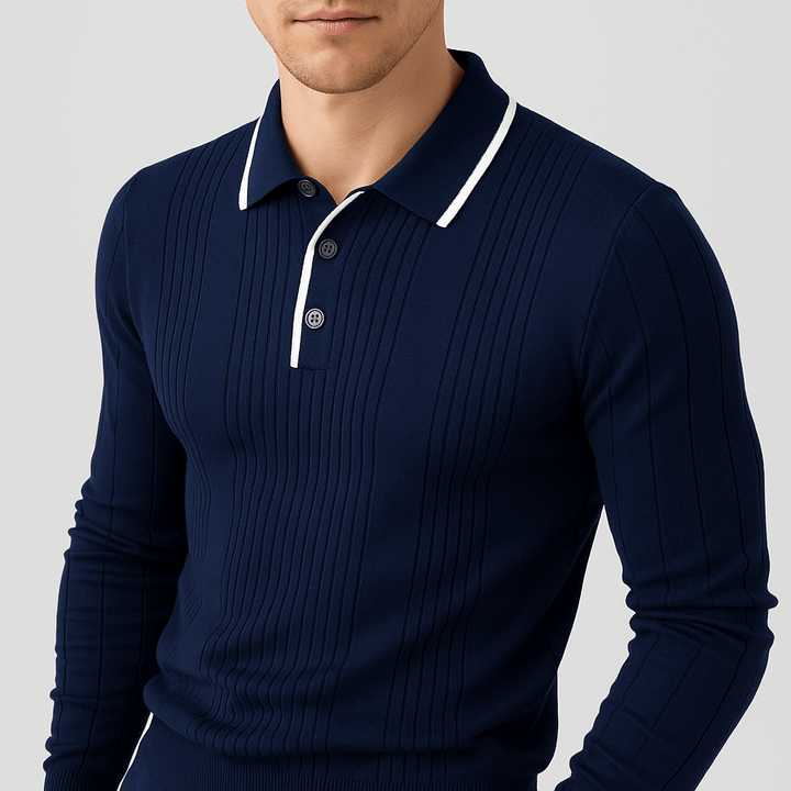 Riverton Contrast Cotton Polo