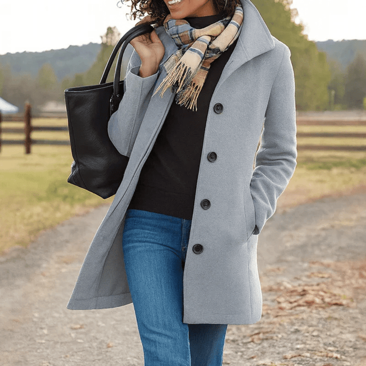 Sera Brushed Wool City Coat