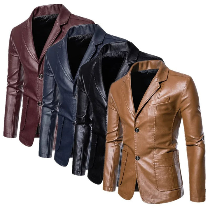Jack Casual Bomber Leather Jacket