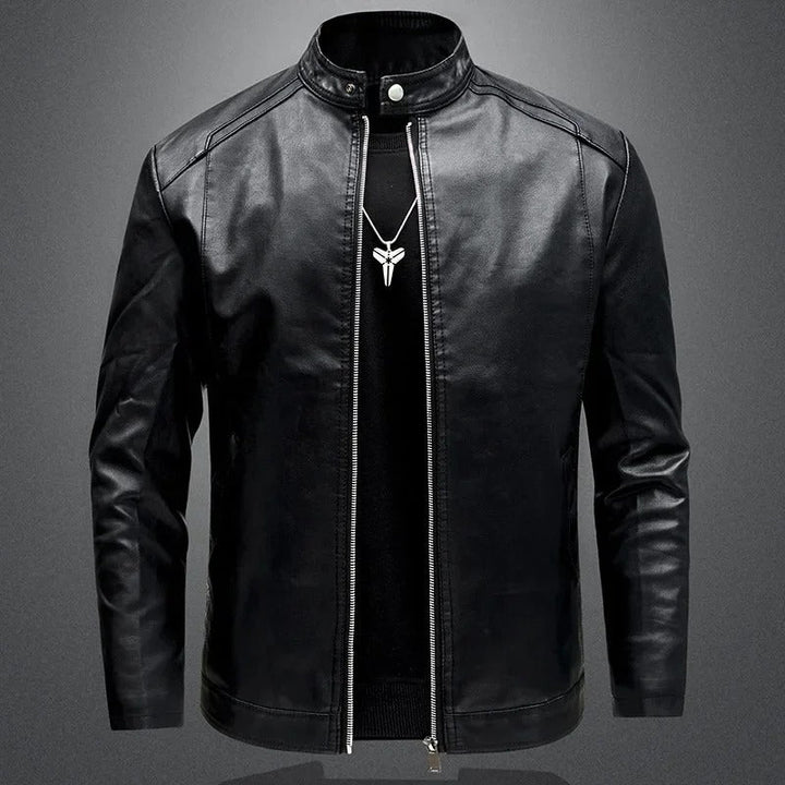 Liam Minimalist Leather Jacket