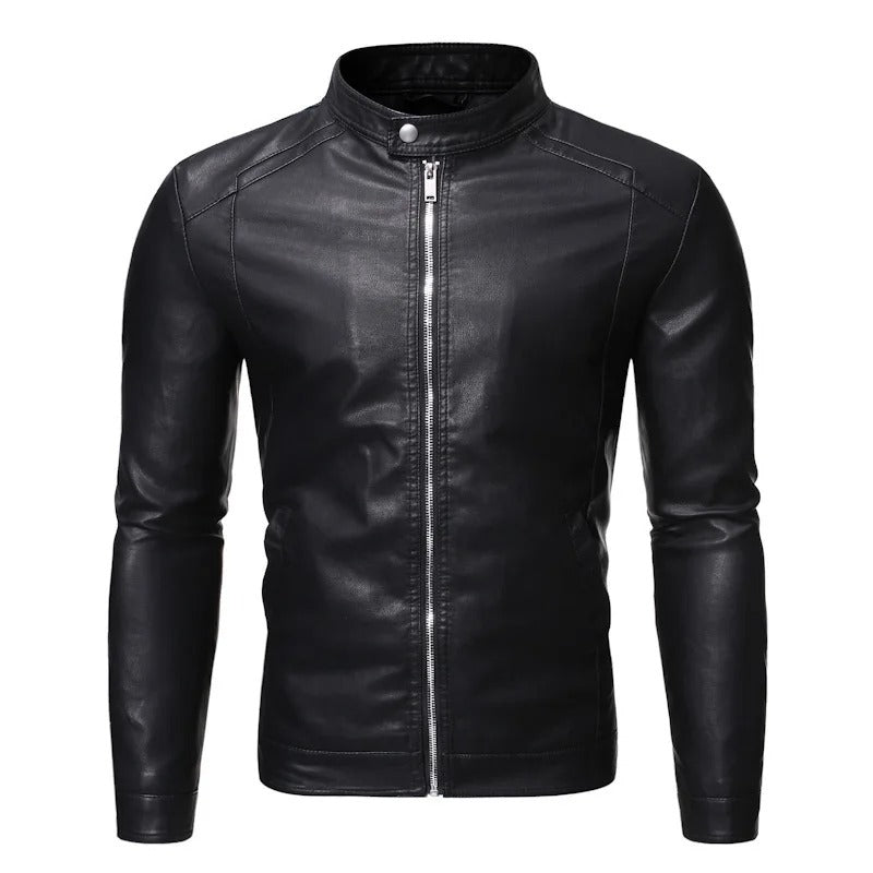 Oliver Slim-Fit Leather Jacket