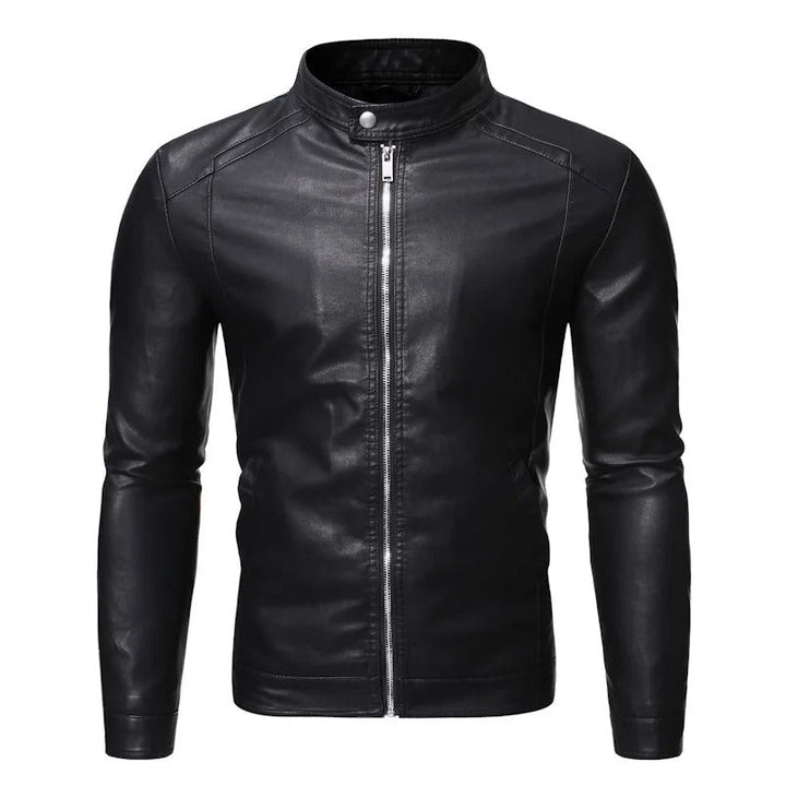 Oliver Slim-Fit Leather Jacket