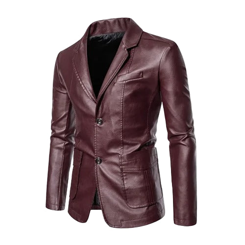 Jack Casual Bomber Leather Jacket