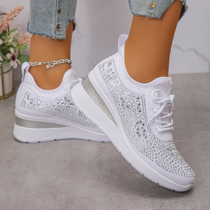Sienna Shine Knit Sneaker