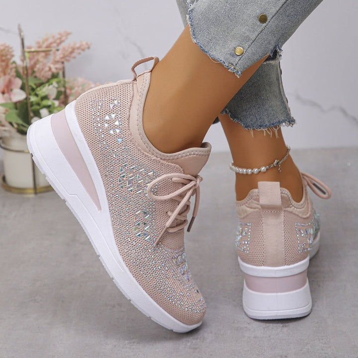 Sienna Shine Knit Sneaker