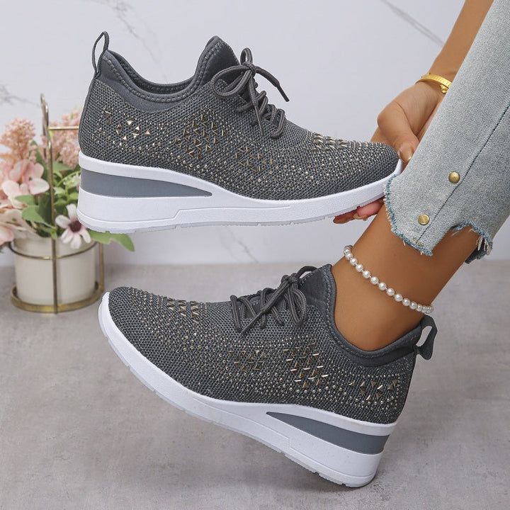 Sienna Shine Knit Sneaker