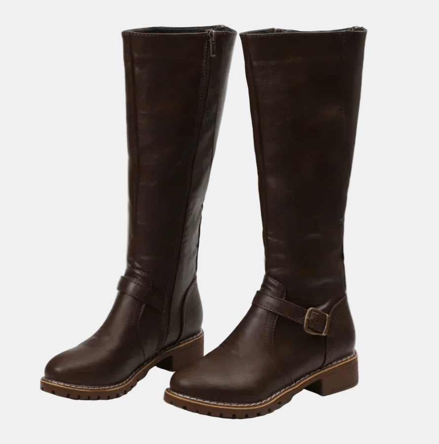 Chloe Sleek Zip-Up Boots