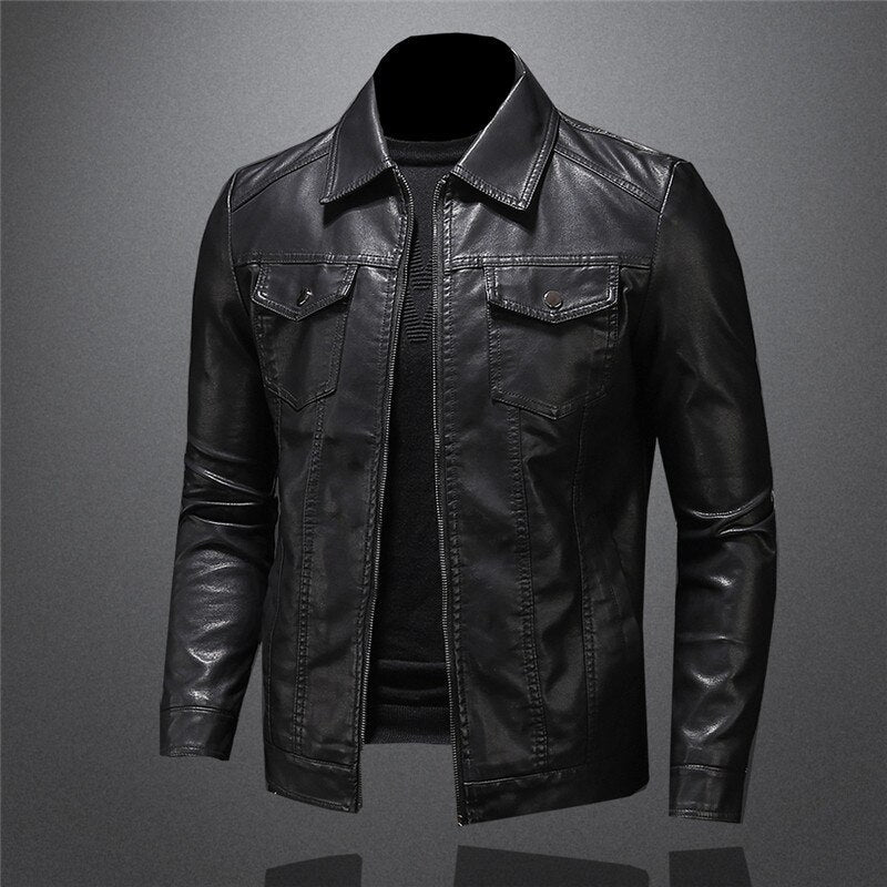 William Vintage Moto Leather Jacket